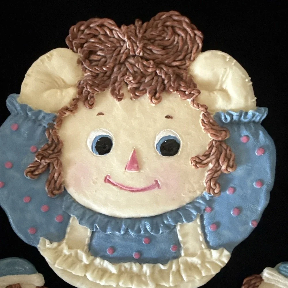 Vintage Raggedy‎ Ann & Andy Mini Tea Set Pieces , 1997 Popular Imports. 3955